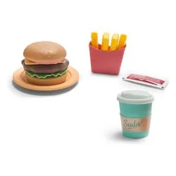Playset Set Fast Food Bio Hamburger menù MAISONELLE 53018 - immagine 1