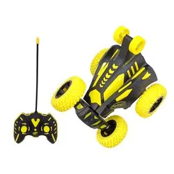 Radiocomando Auto Black Hole Stunt 27 MHz 7F (19x20x18cm) RADIOCOM Giallo e Nero 39020 - immagine 1
