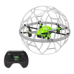 Drone Space Planet 14 8 funzioni RC 2,4 GHz (13cm) RADIOFLY Verde 40035 - immagine 1