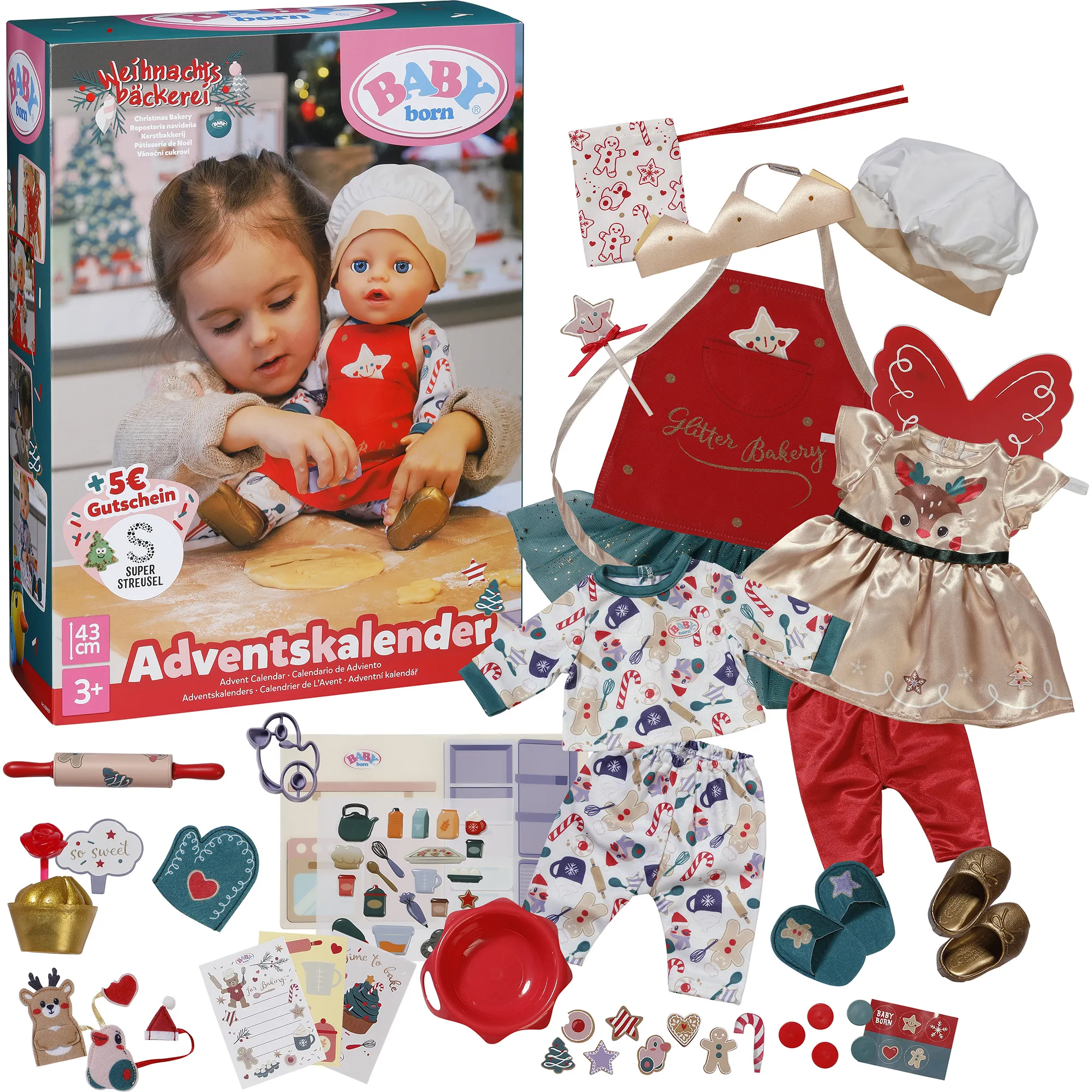 BABY born Calendario dell''Avvento, Accessori della bambola - immagine 1