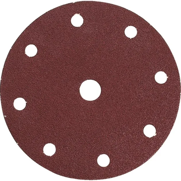 Carta abrasiva con velcro, Ø 150mm, K80, Foglio abrasivo - immagine 1