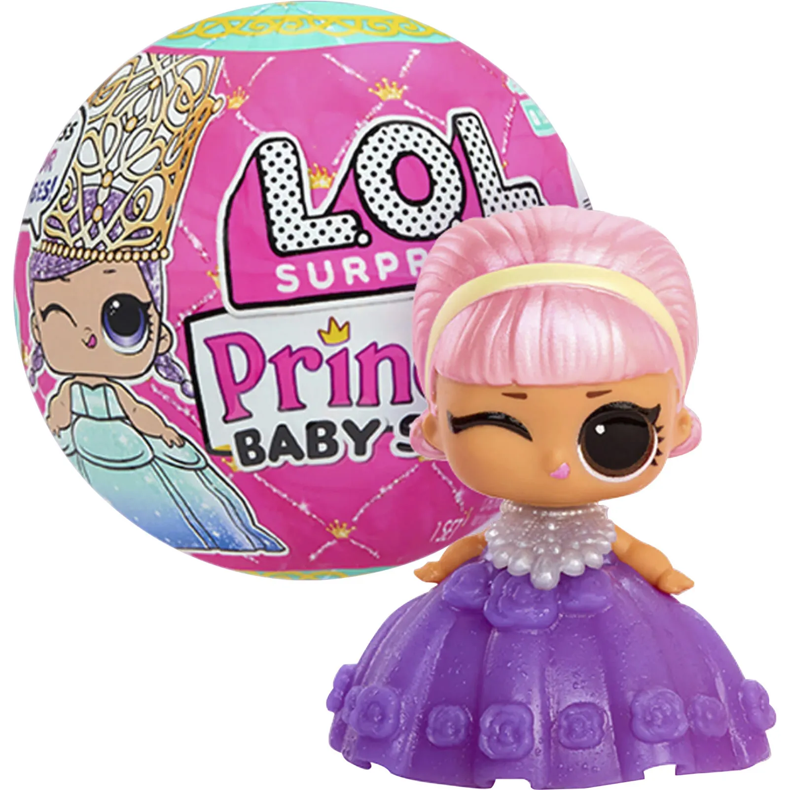 L.O.L. Surprise Princess Baby Sisters, Gioco figura - immagine 1
