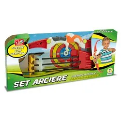 Set Arciere con arco, 3 frecce ventosa e bersaglio TEO'S 66647 - immagine 1