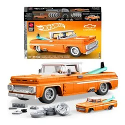 Chevrolette Custom '62 Chevy Pickup 1:16 ( 858 pz ) BRICK SHOP HOT WHEELS ELITE 10a+ JFT20 - immagine 1