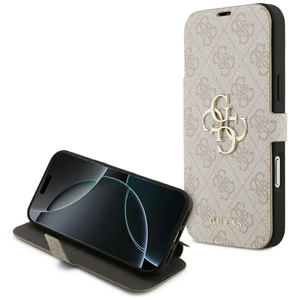 Custodia per Apple iPhone 17 Pro Max, Guess, 4G Metal Logo, Rosa - immagine 1