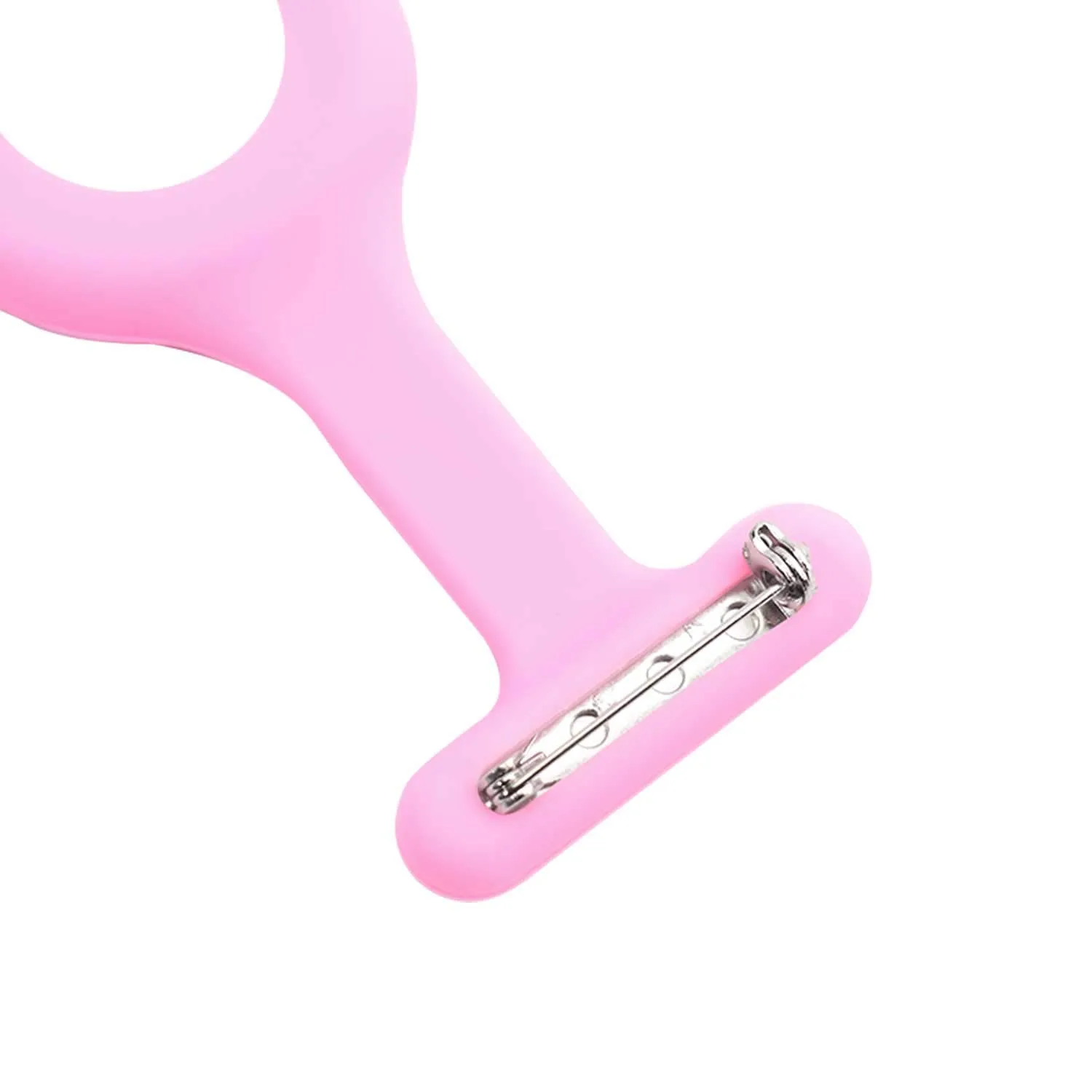 TRIXES Orologio infermiere silicone rosa uso clinico - immagine 4