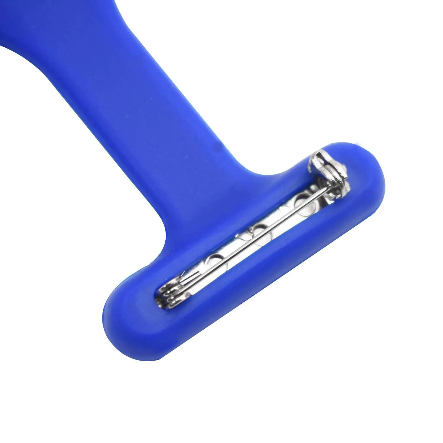 TRIXES Porta orologio infermiera silicone con clip - Blu navy - immagine 8