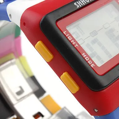 FENKOO Orologio digitale da pols neutro arcobaleno, Rosso - immagine 7