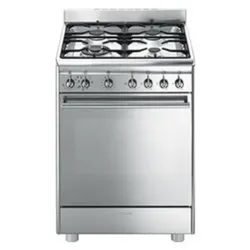 Cucina gas 4 zone Forno elettrico CONCERTO CX68MF8 2 Inox Classe A - immagine 1