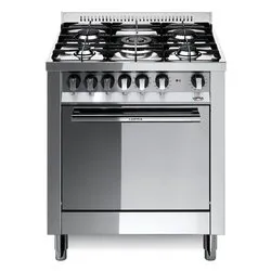 Cucina gas 5 zone Forno a Gas MAXIMA M76GV C Inox Classe A (70x60x90,5cm) - immagine 1