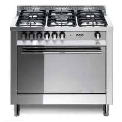 Cucina gas 5 zone Forno a Gas MAXIMA MG96GV C Inox Classe A (90x60x90,5cm) - immagine 1