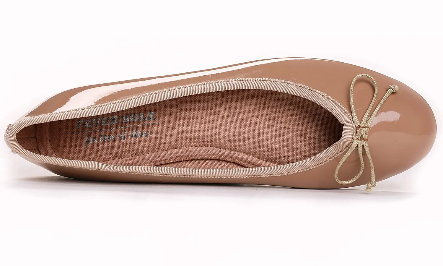 Feversole Ballerina in Vernice Colorata con Cuscino in Memory Foam per amaretti da Donna - immagine 5