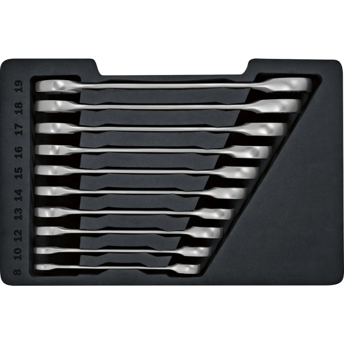 Ratchet Spanner Set 10 pc Professional, Chiave - immagine 1