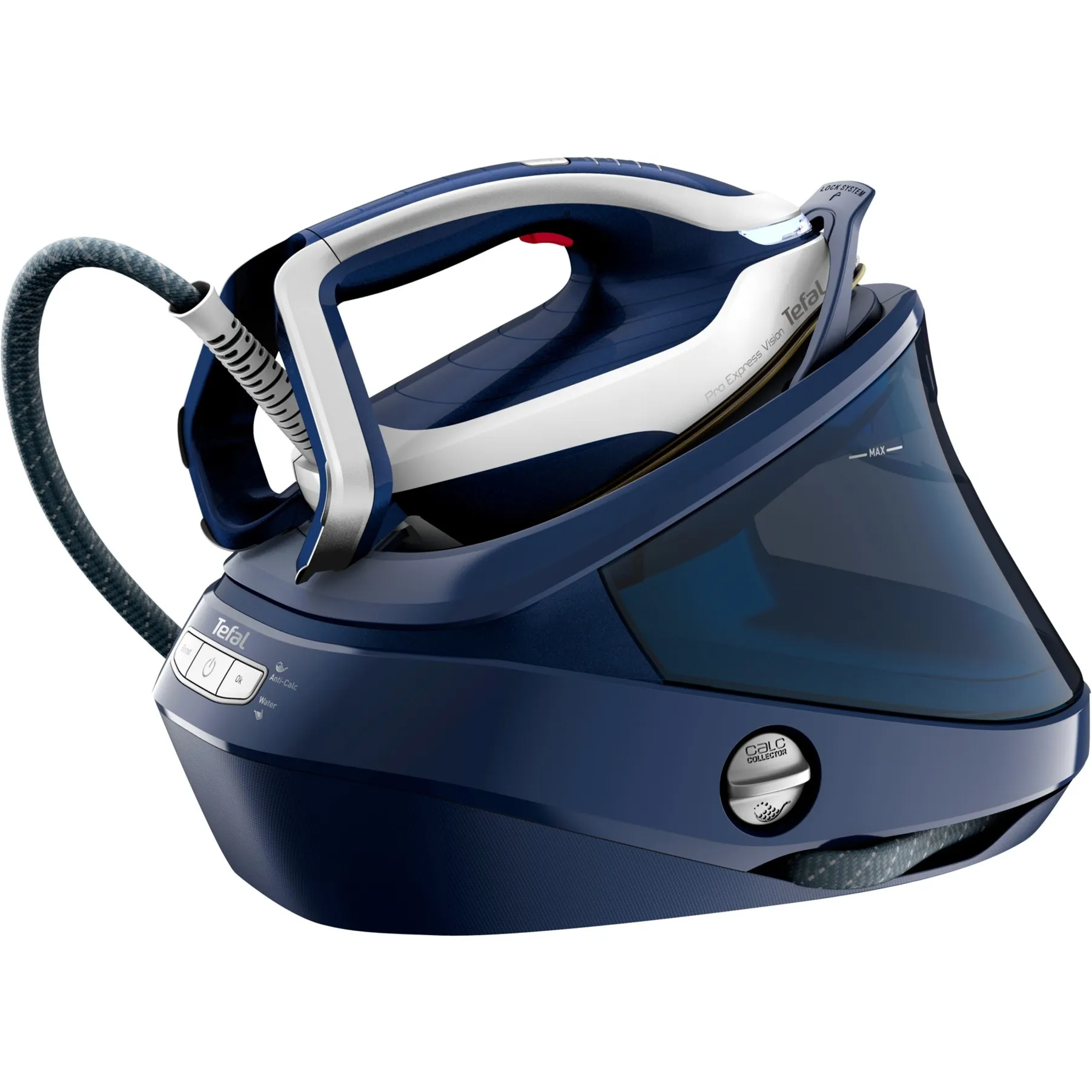 Pro Express Vision GV9812 3000 W 1,1 L Durilium AirGlide Autoclean soleplate Blu, Bianco, Stazione stirante - immagine 1