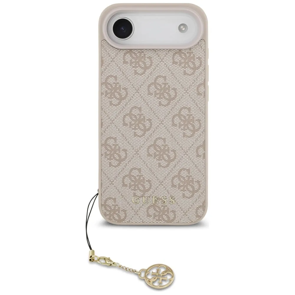 Custodia MagSafe per Apple iPhone 17 Air, Guess, 4G Charm Cradle, Rosa - immagine 1