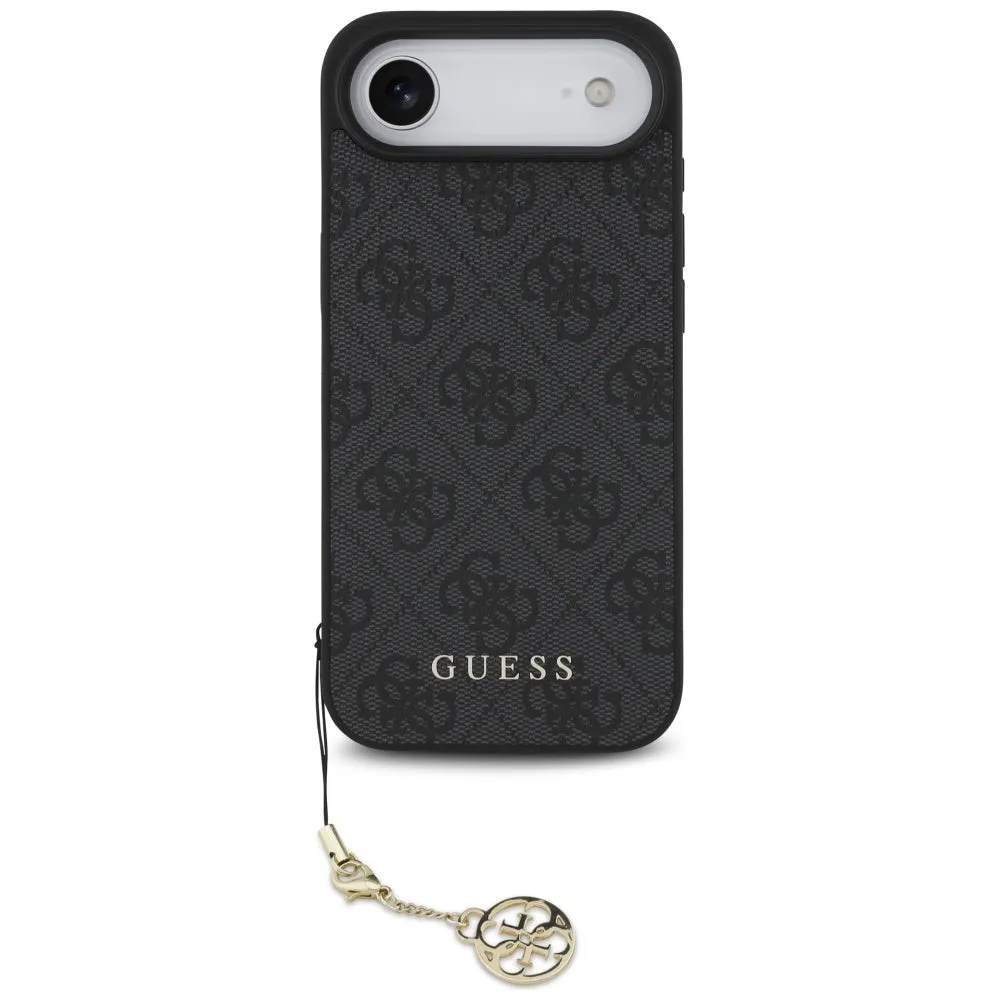 Custodia MagSafe per Apple iPhone 17 Air, Guess, 4G Charm Cradle, Nera - immagine 1
