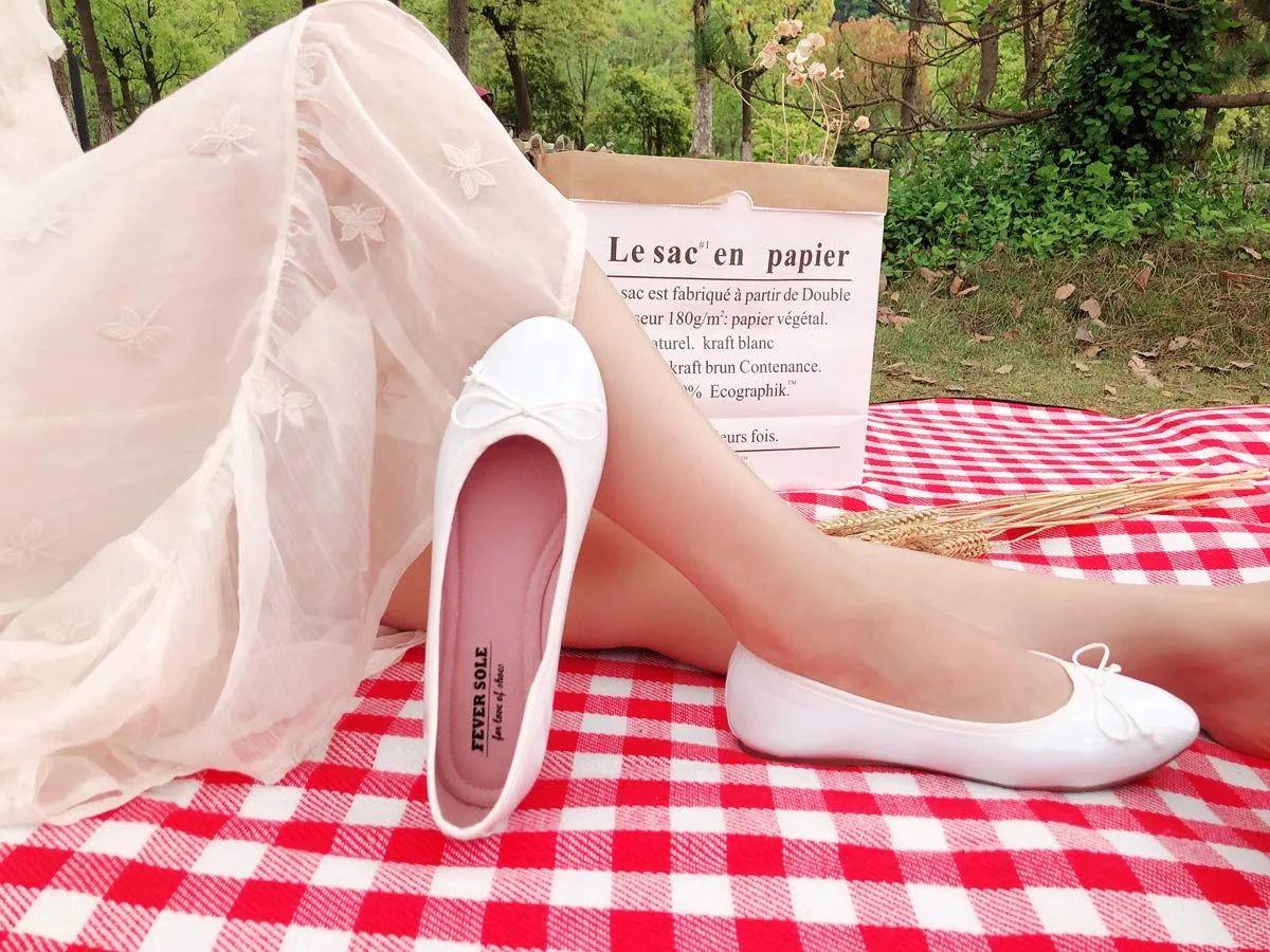 Feversole Ballerina in Vernice Colorata con Cuscino in Memory Foam per amaretti da Donna - immagine 3
