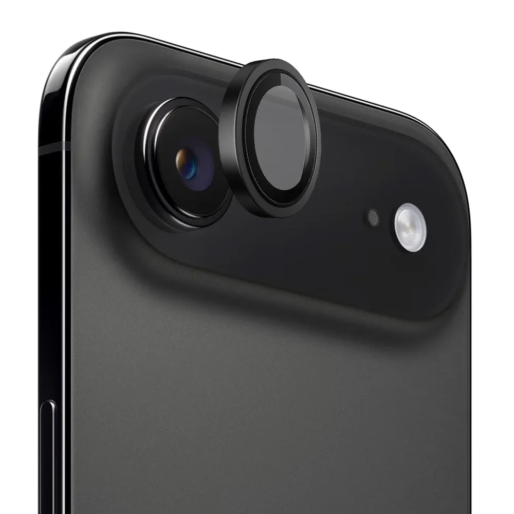 Pellicola Protettiva Posteriore Blueo Metal Frame per Apple iPhone 17 Air, Vetro Temperato, Nero - immagine 1