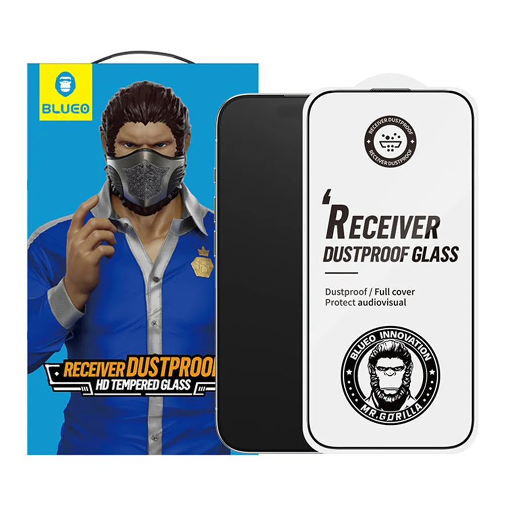 Pellicola Protettiva Schermo Blueo Anti-Dust HD Applicator Pro per Apple iPhone 17 Air, Vetro Temperato, Full Glue - immagine 1