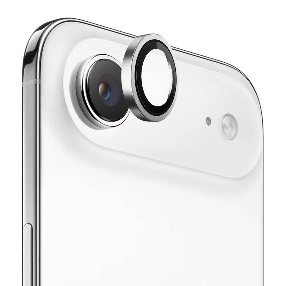 Pellicola Protettiva Posteriore Blueo Metal Frame per Apple iPhone 17 Air, Vetro Temperato, Argento - immagine 1