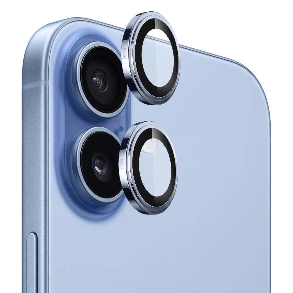 Pellicola Protettiva Posteriore Blueo Sapphire Crystal per Apple iPhone 17, Vetro Temperato, Blu - immagine 1