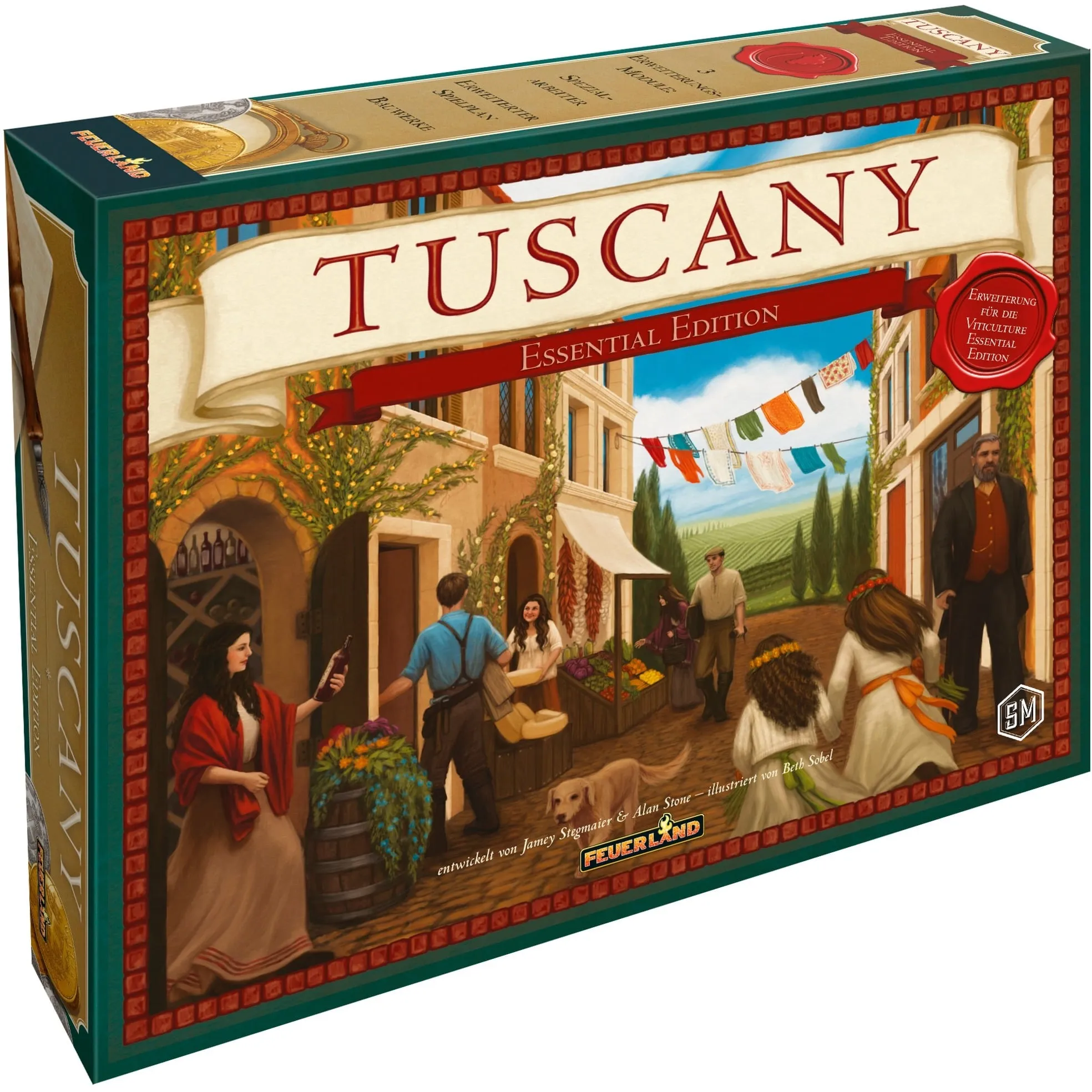 Viticulture: Tuscany Essential Edition, Gioco da tavolo - immagine 1