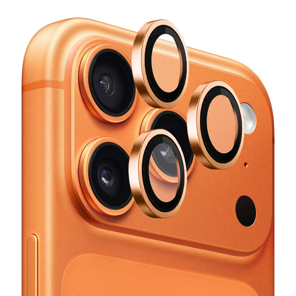 Pellicola protettiva Camera Posteriore Blueo 99 Anti-Riflettente HD per Apple iPhone 17 Pro Max / 17 Pro, Vetro Temperato, Arancione - immagine 1