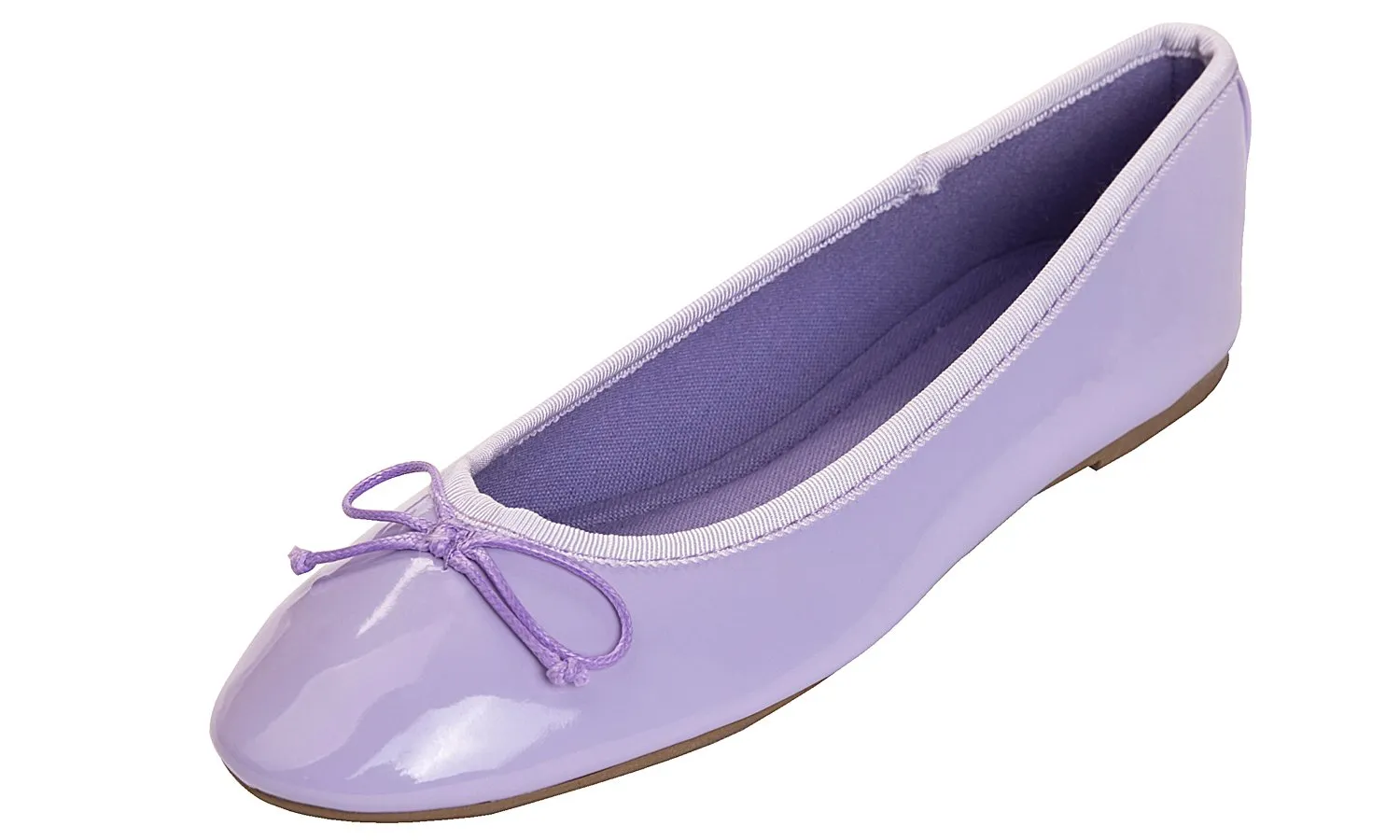 Feversole Ballerina in vernice colorata con cuscino in memory foam per amaretti da donna - immagine 1