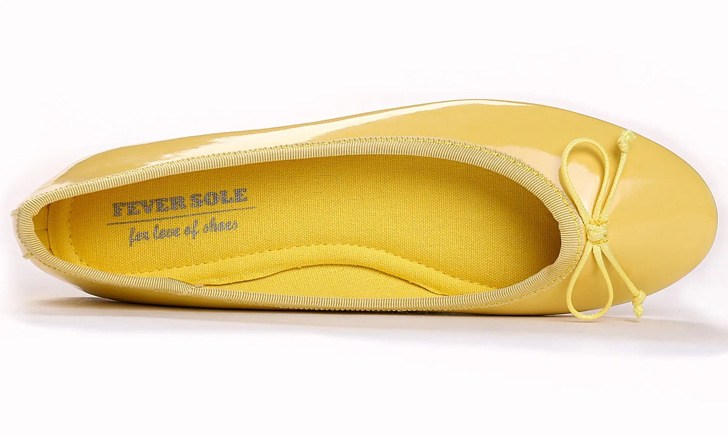 Feversole Ballerina in Vernice Colorata con Cuscino in Memory Foam per amaretti da Donna - immagine 5