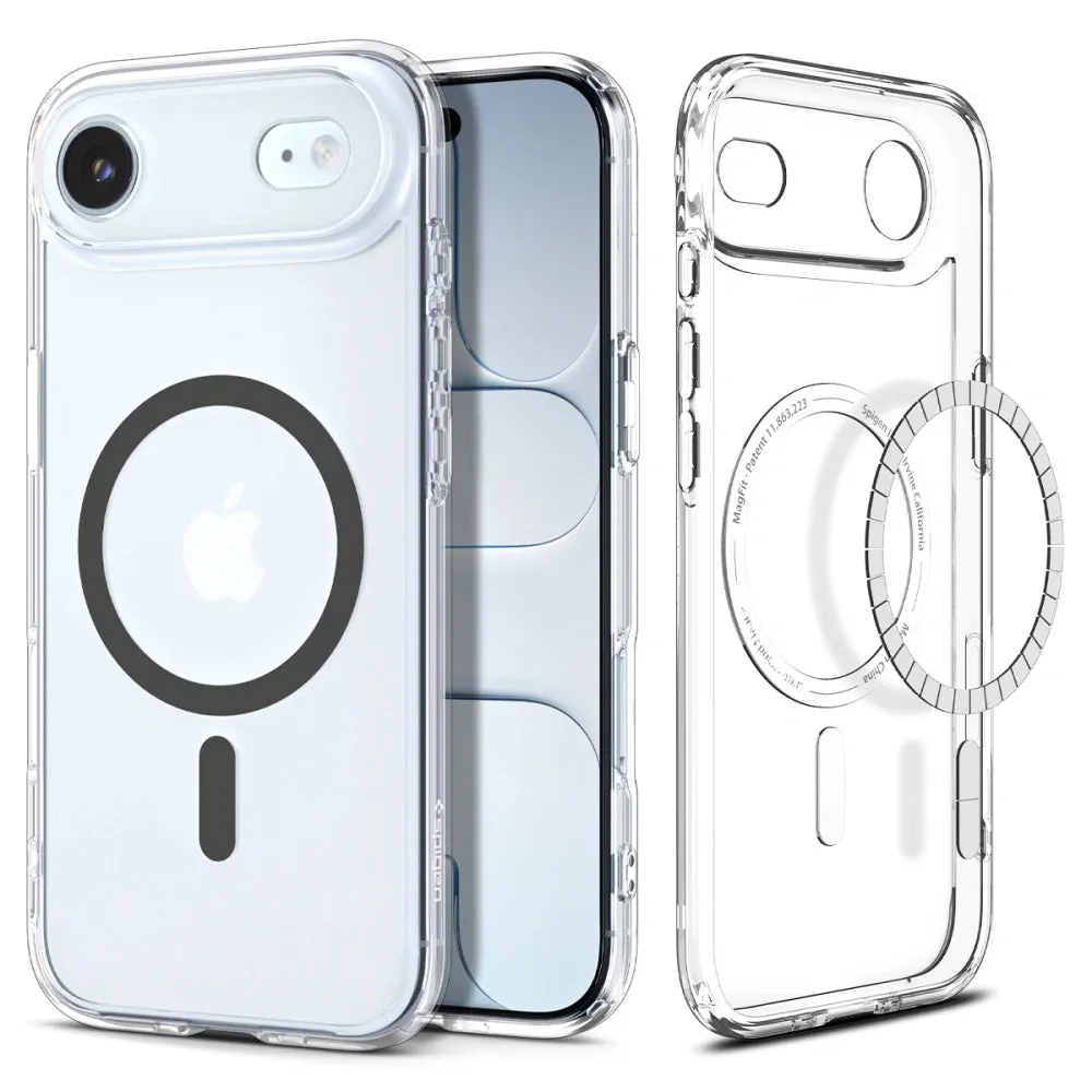 Custodia MagSafe per Apple iPhone 17 Air, Spigen, Ultra Hybrid, Grigio Trasparente ACS10314 - immagine 1