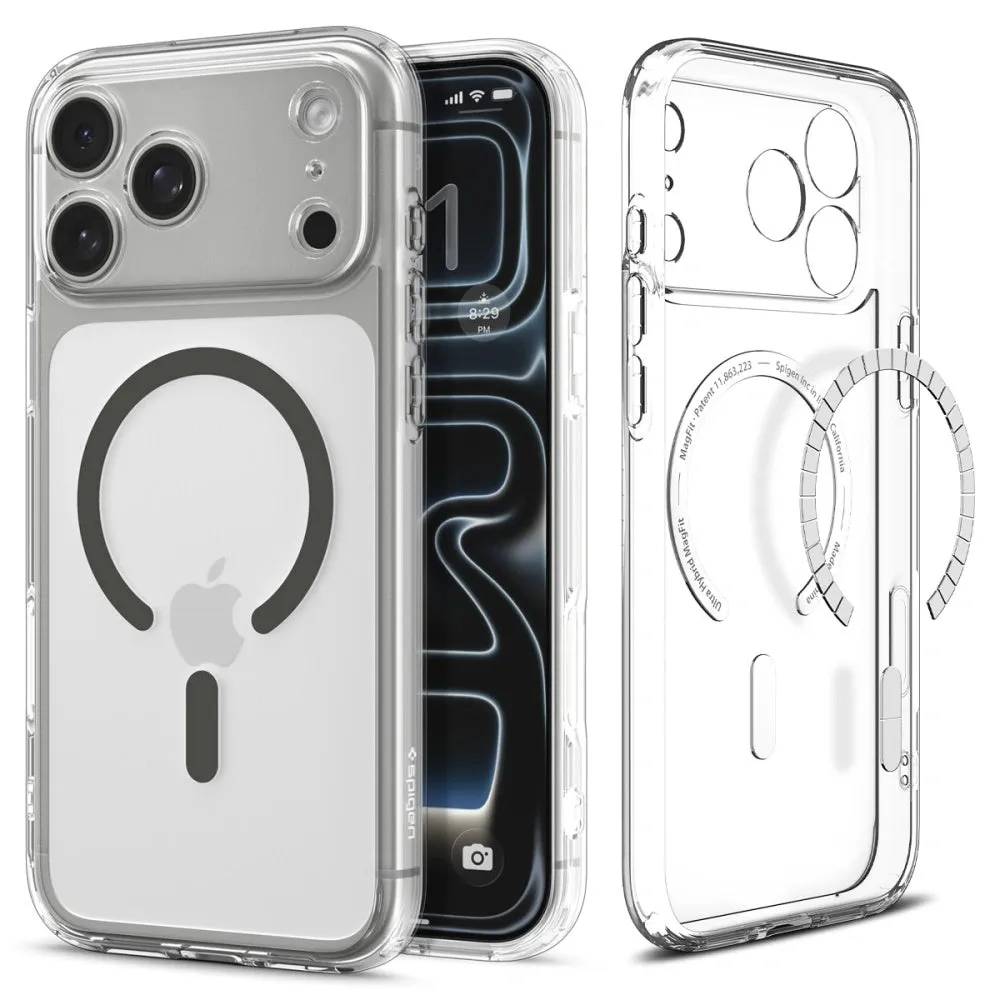 Custodia MagSafe per Apple iPhone 17 Pro Max, Spigen, Ultra Hybrid, Grigio ACS10283 - immagine 1