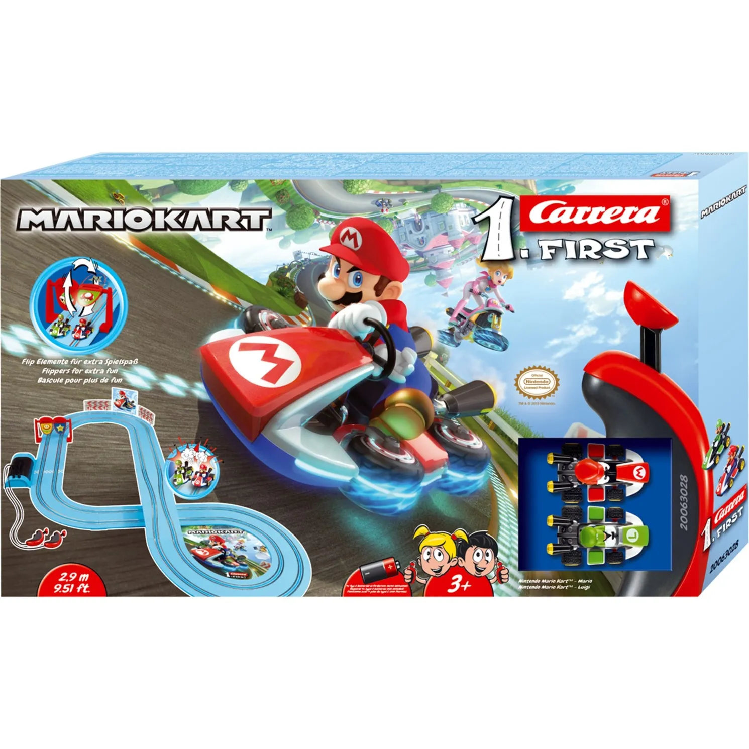 Nintendo Mario Kart pista giocattolo Plastica, Ippodromo - immagine 1