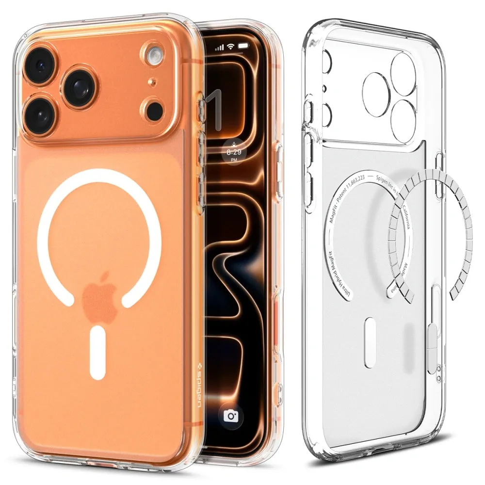 Custodia MagSafe per Apple iPhone 17 Pro Max, Spigen, Ultra Hybrid, Bianco Satinato ACS10286 - immagine 1