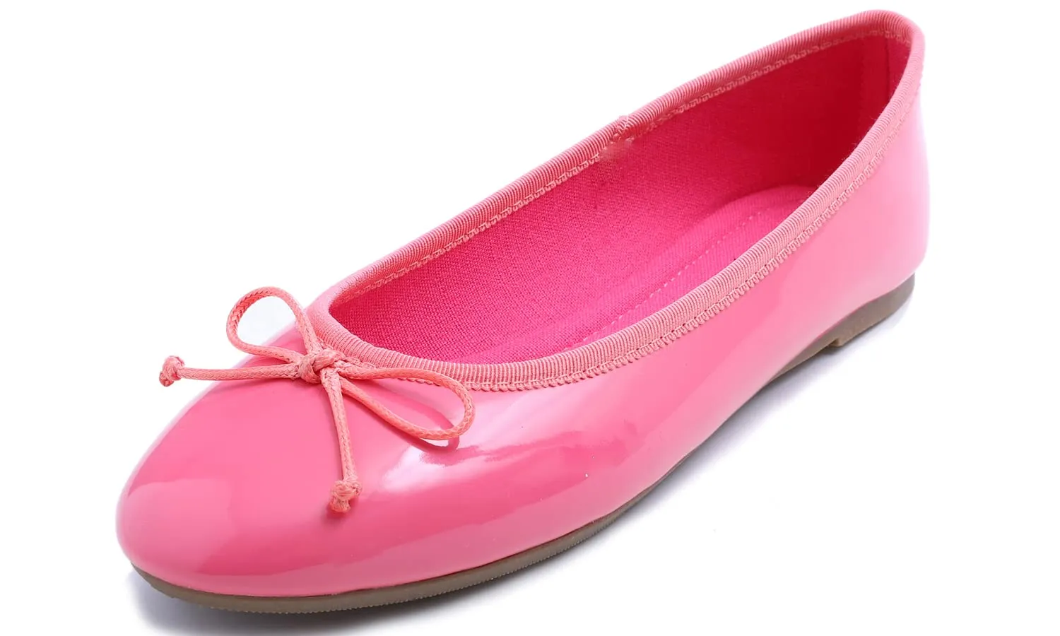 Feversole, Ballerine da Donna Colorate, dai Colori delicati (Macaron), con Soletta Imbottita in Memory Foam, Rosa Caldo, 36 EU - immagine 1