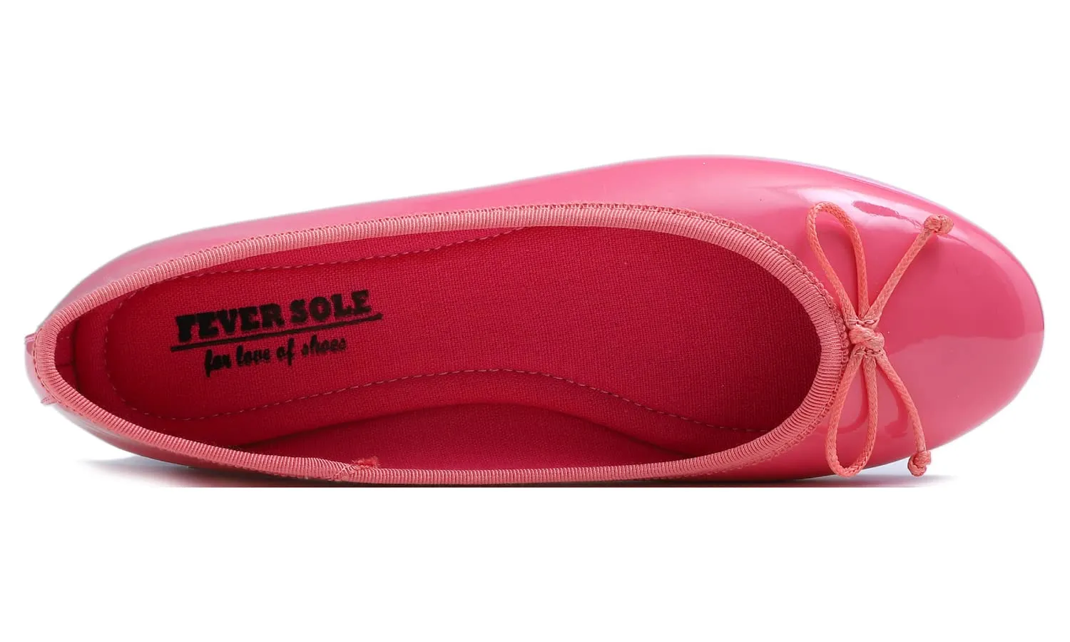 Feversole, Ballerine da Donna Colorate, dai Colori delicati (Macaron), con Soletta Imbottita in Memory Foam, Rosa Caldo, 36 EU - immagine 4