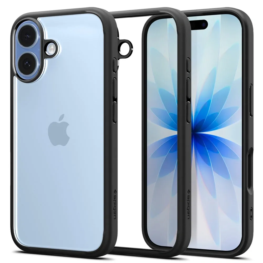 Custodia per Apple iPhone 17, Spigen, Ultra Hybrid, Nero Opaco ACS10377 - immagine 1