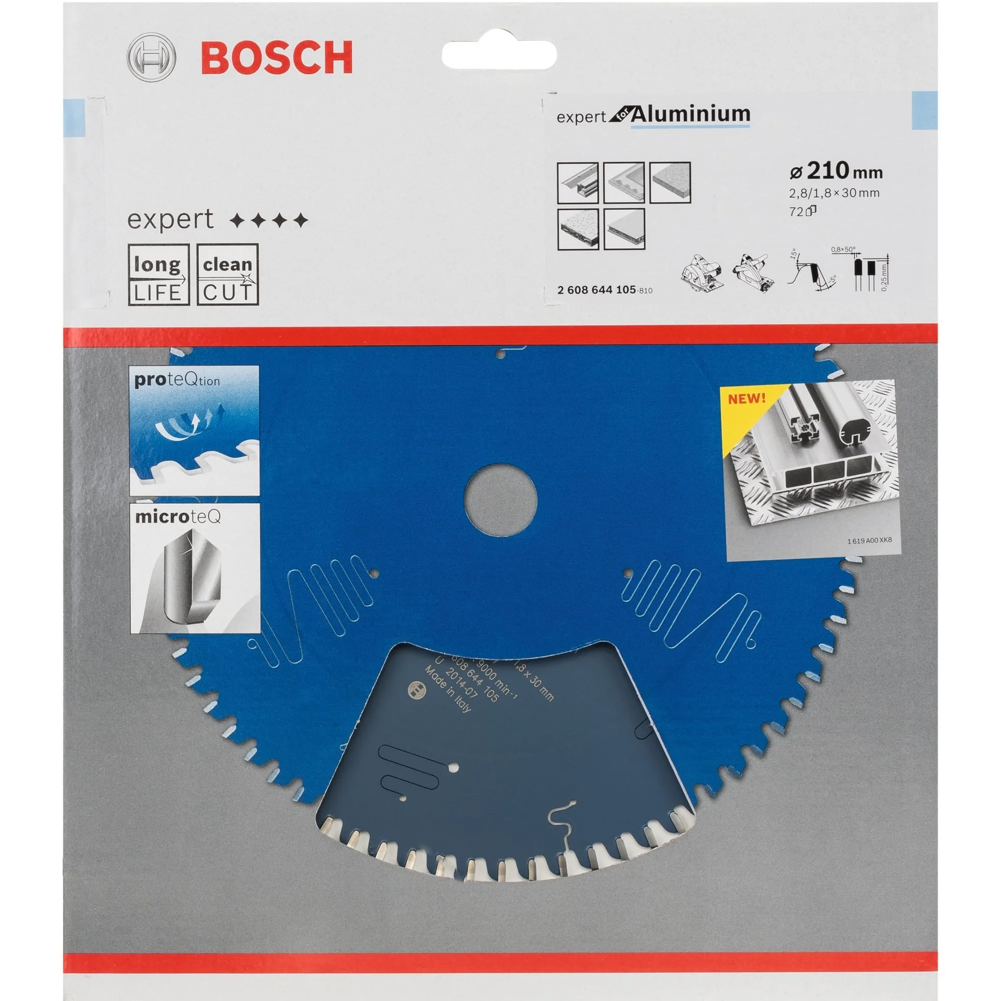 2608644105 lama circolare 21 cm 1 pz, Lama per sega - immagine 1