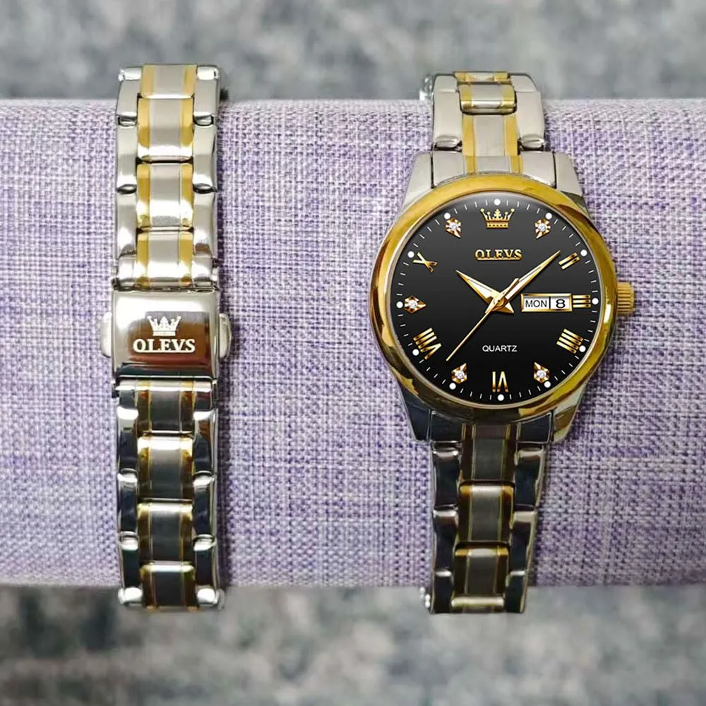 Raitown Orologio Donna Acciaio Inossidabile 29mm Quadrante Piccolo con Data - immagine 3