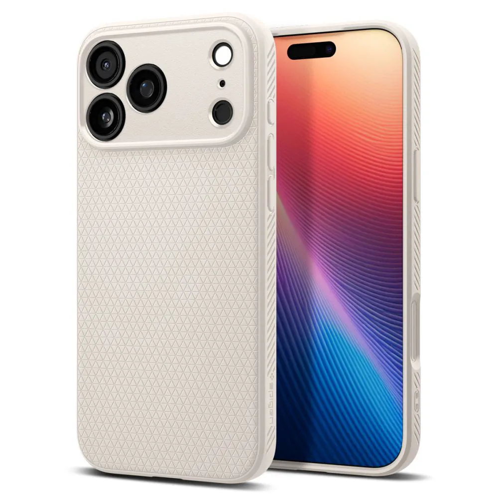 Custodia per Apple iPhone 17 Pro, Spigen, Liquid Air, Beige ACS10334 - immagine 1
