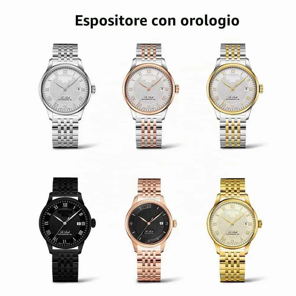 FOUUA Cinturino per Orologio in Acciaio Inossidabile con Estremità Dritta e Curva Cinturino per Orologio in Metallo Solido Premium 16mm 18mm 19mm 20mm 22mm per Uomo Donna - immagine 7