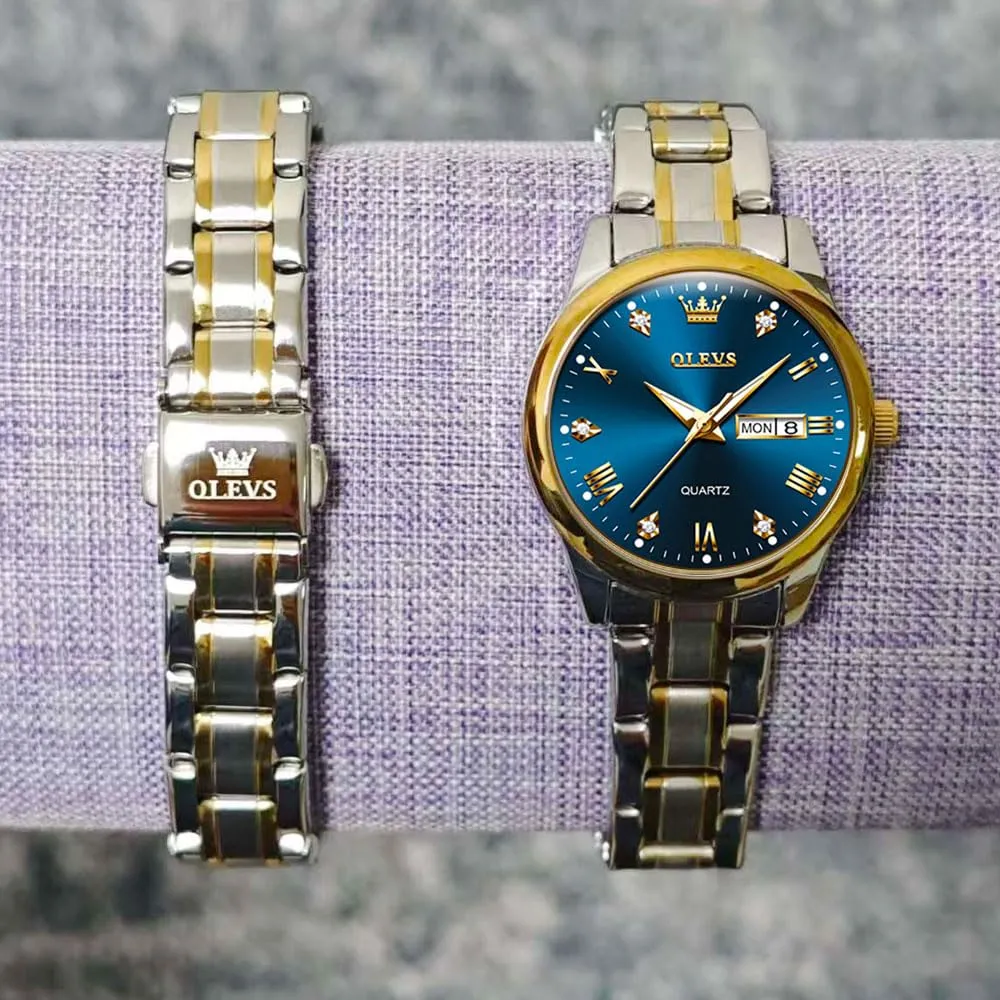 Raitown Orologio Donna Acciaio Inossidabile 29mm Quadrante Piccolo con Data - immagine 3