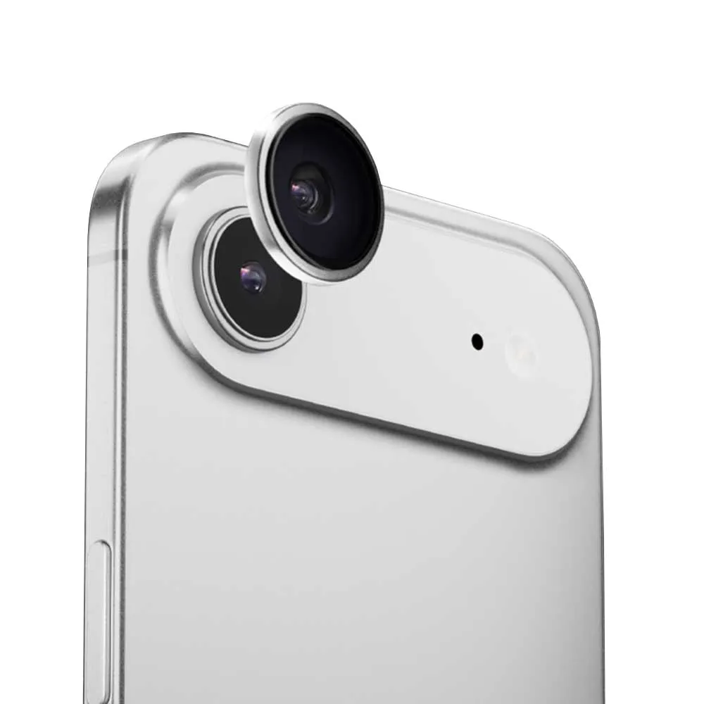 Pellicola protettiva Anank AR per fotocamera posteriore Apple iPhone 17 Air, Vetro Temperato, Argento - immagine 1