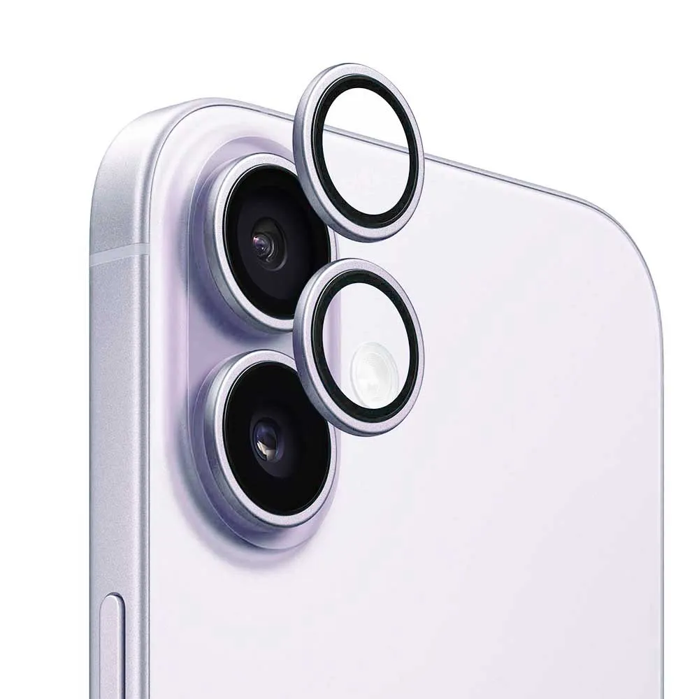 Pellicola protettiva Anank AR per fotocamera posteriore per Apple iPhone 17, Vetro Temperato, Viola - immagine 1