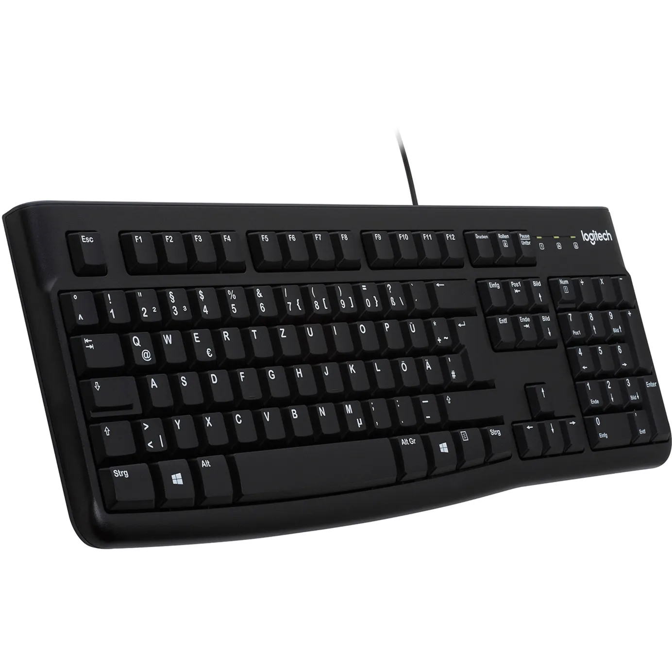 Keyboard K120 for Business tastiera USB QWERTZ Tedesco Nero - immagine 1