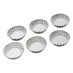 Set stampi pasticceria 6 pz inox (9,5x2cm) 0113 8 - immagine 1