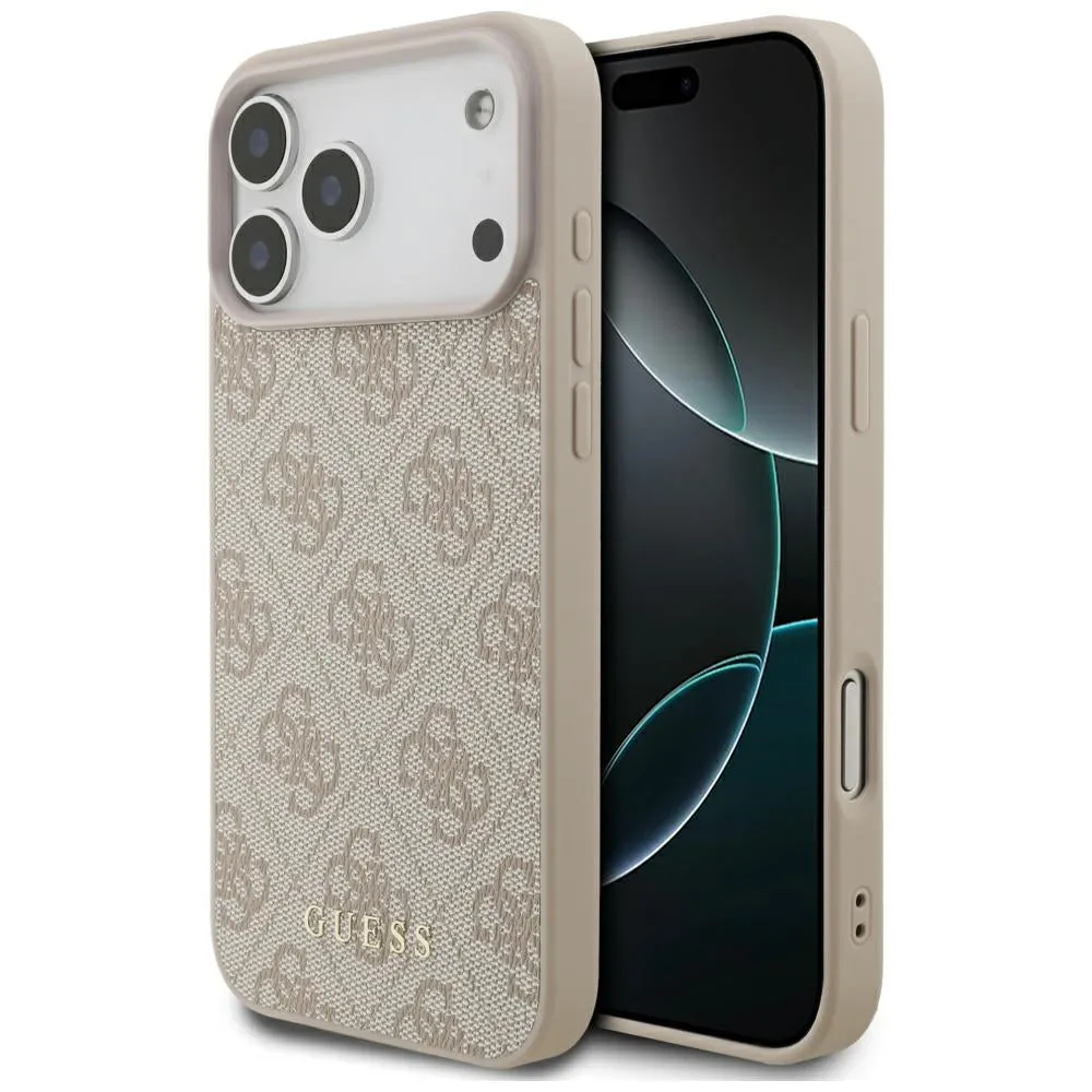 Custodia per Apple iPhone 17 Pro Max, Guess, 4G Classic, Rosa - immagine 1