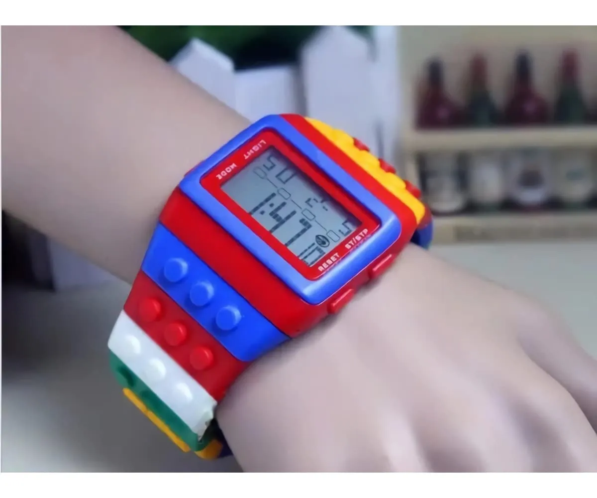 FENKOO Orologio digitale da pols neutro arcobaleno, Blu - immagine 7