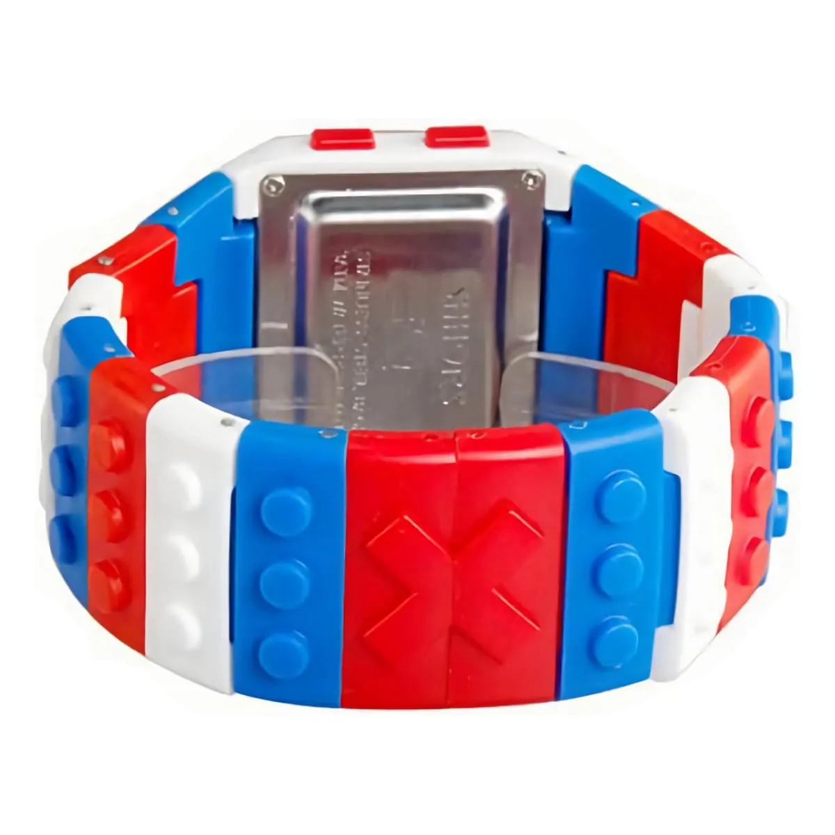 FENKOO Orologio digitale da pols neutro arcobaleno, Bianco - immagine 6