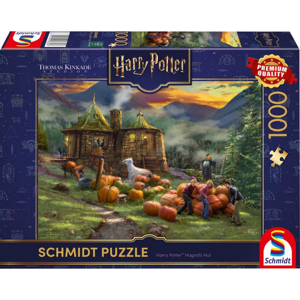 Thomas Kinkade Studios: Harry Potter - La capanna di Hagrid, Puzzle - immagine 1