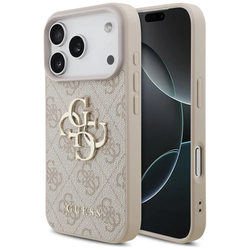 Custodia per Apple iPhone 17 Pro Max, Guess, 4G Big Logo, Rosa - immagine 1